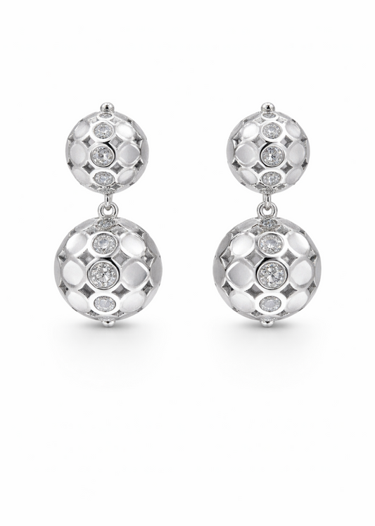 Celeste Duo Drop-925 Sterling Silver