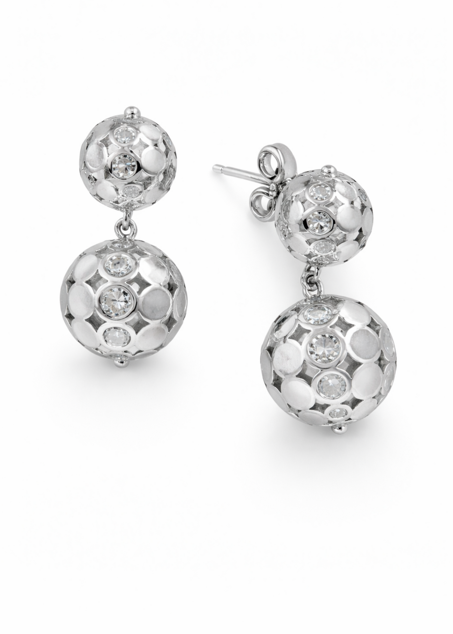 Celeste Duo Drop-925 Sterling Silver