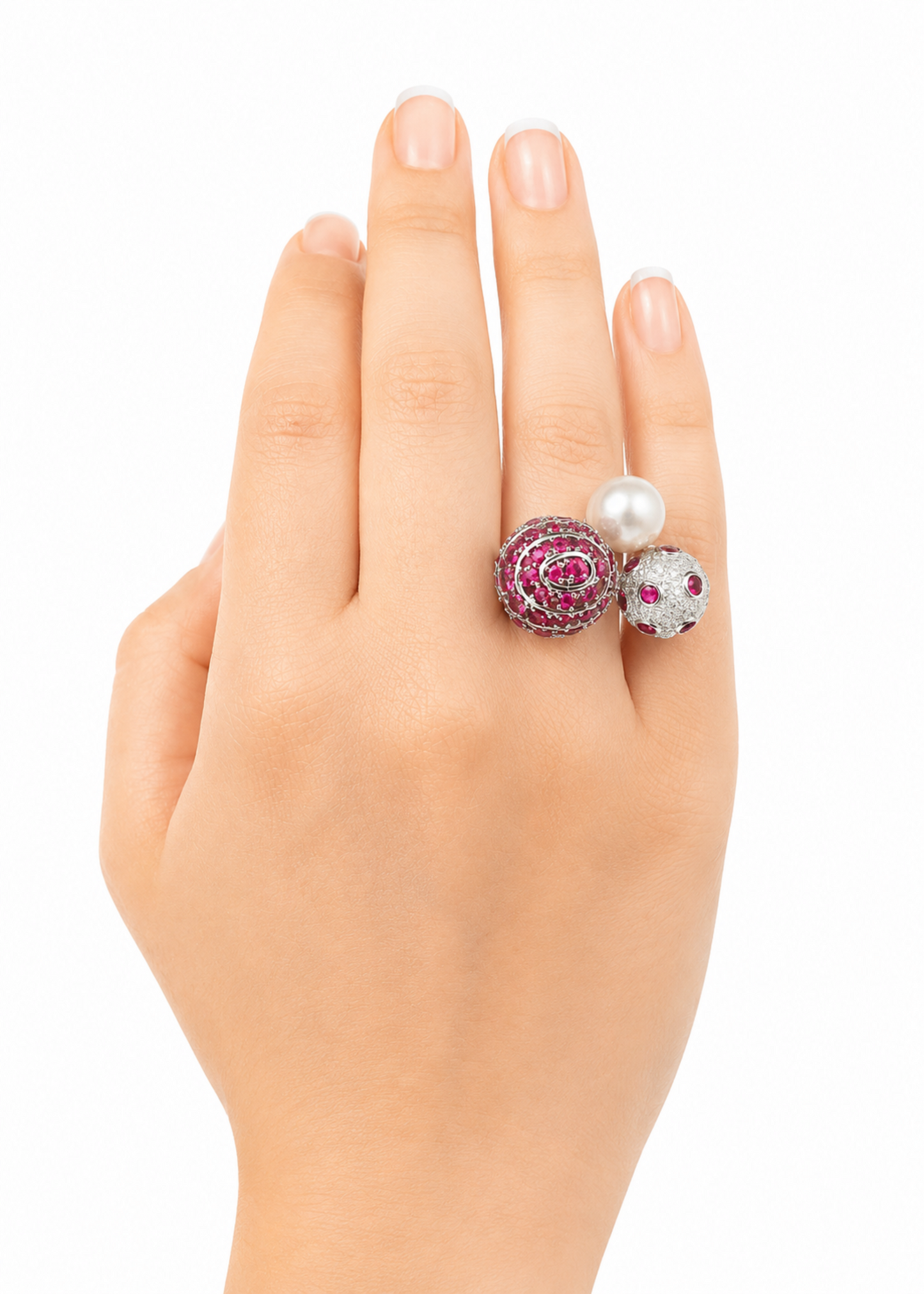 Ruby Pearl-925 Sterling Silver