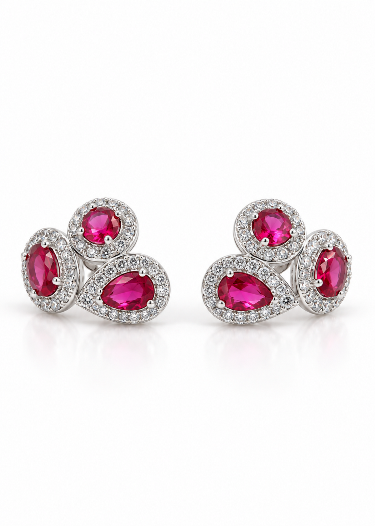 Crimson Trio-925 Sterling Silver