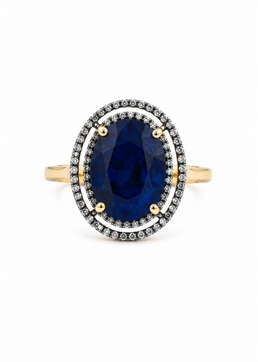 Azurea Sapphire-925 Sterling Silver