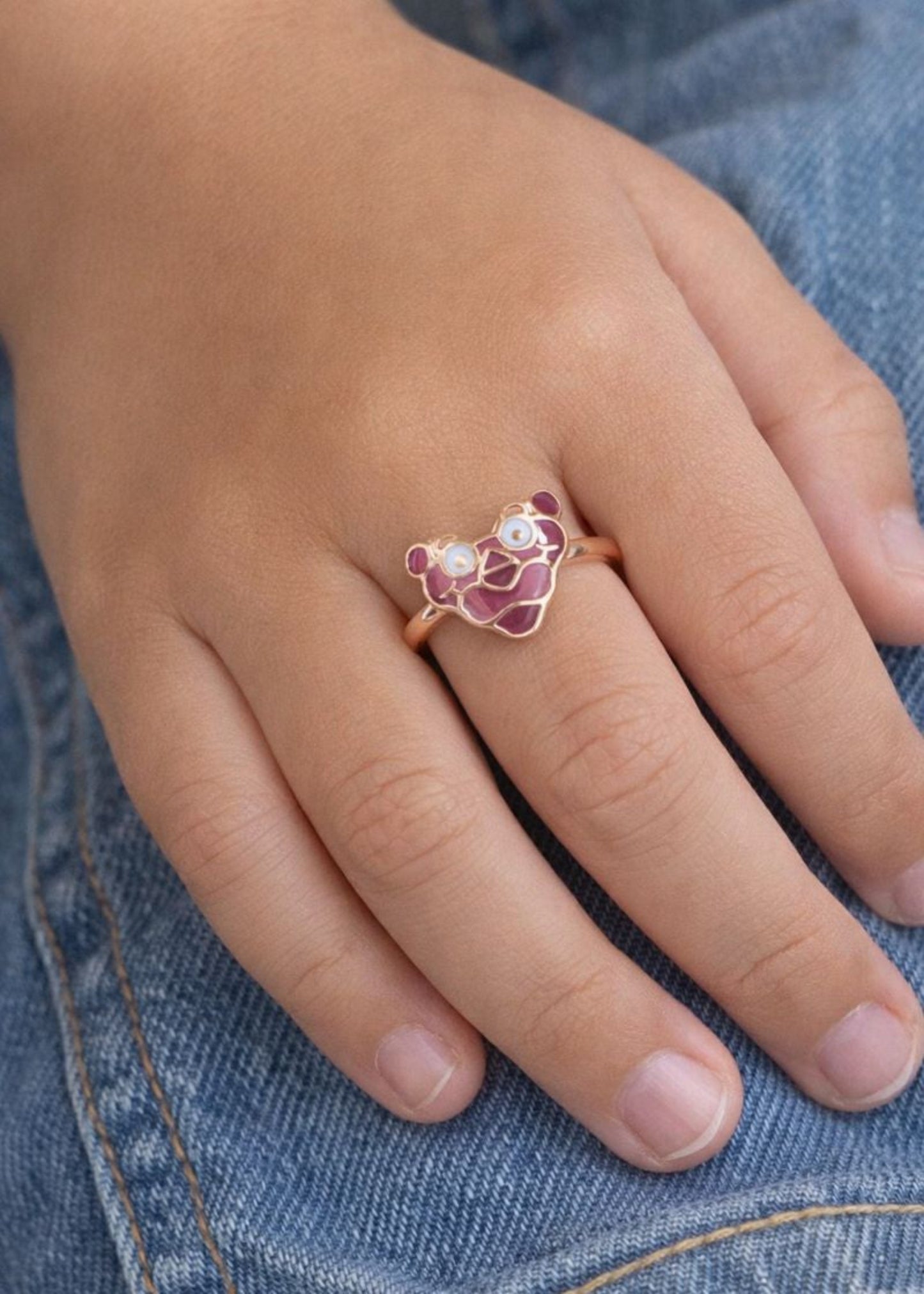Pink Bear-925 Sterling Silver