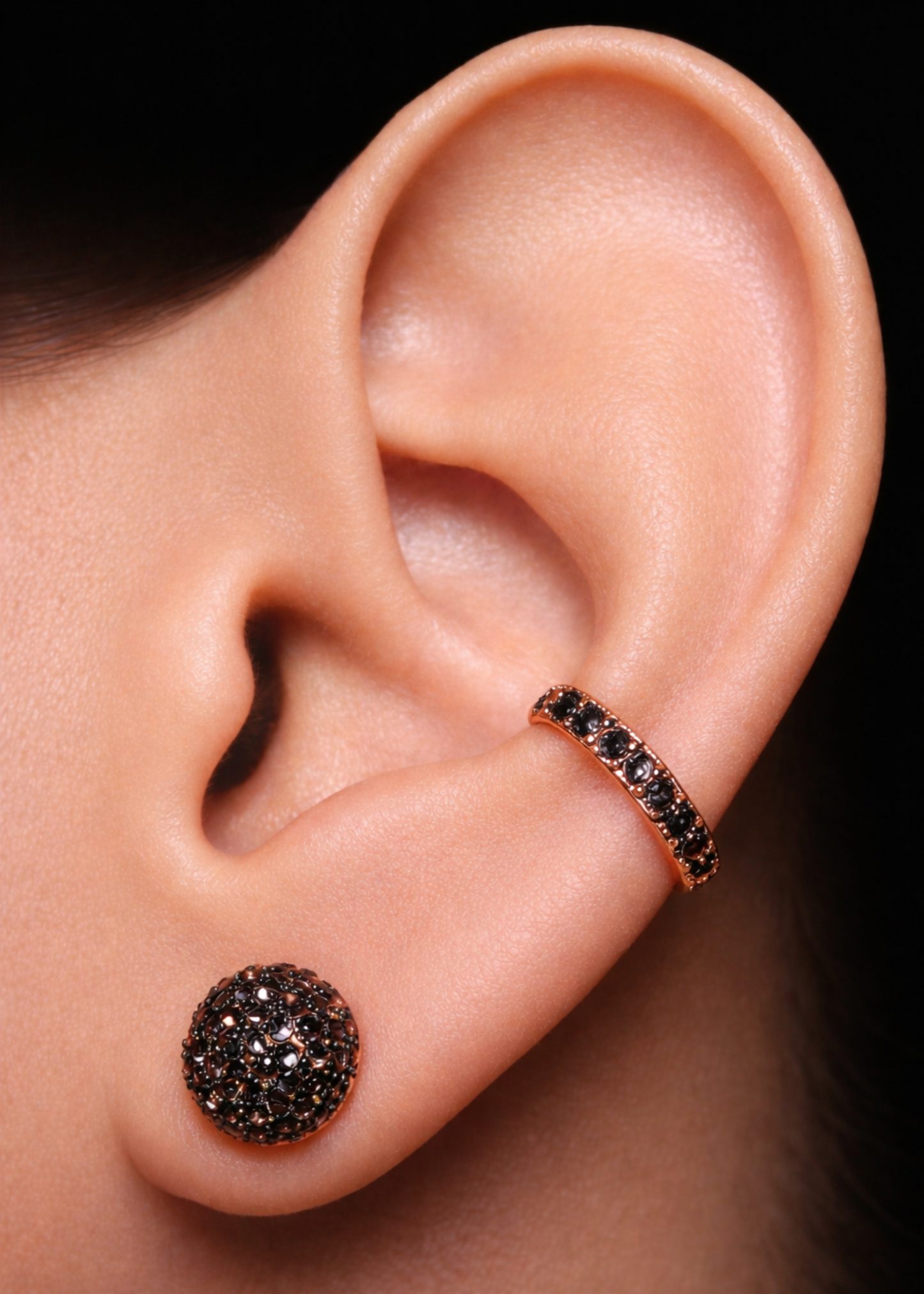 Midnight Noir Set- 925 Sterling Silver