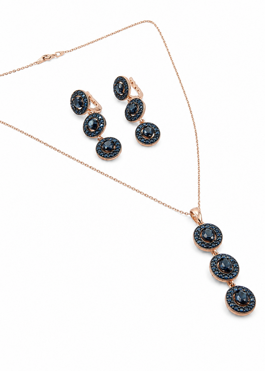 Midnight Sapphire -925 Sterling Silver
