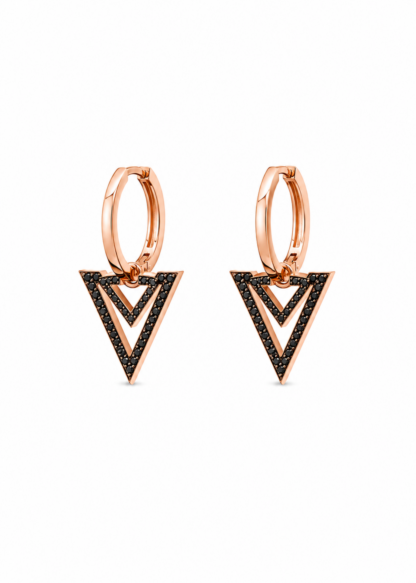 Midnight Hoop-925 Sterling Silver