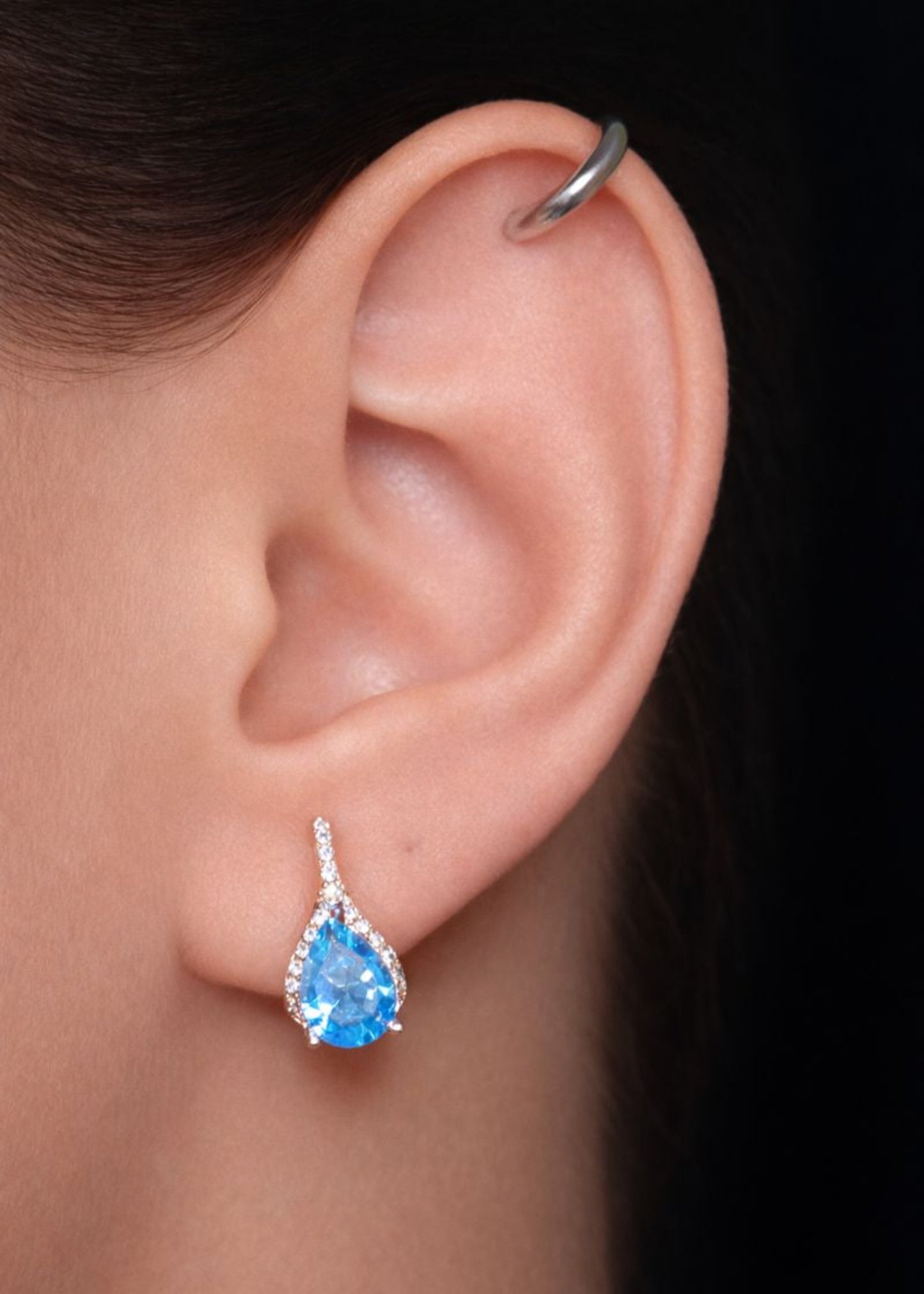Azure Teardrop-925 Sterling Silver