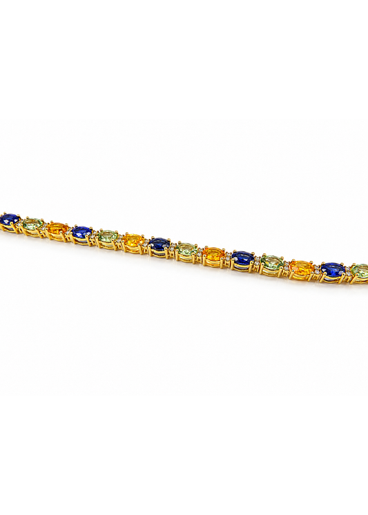 Celestia Sapphire-925 Sterling Silver