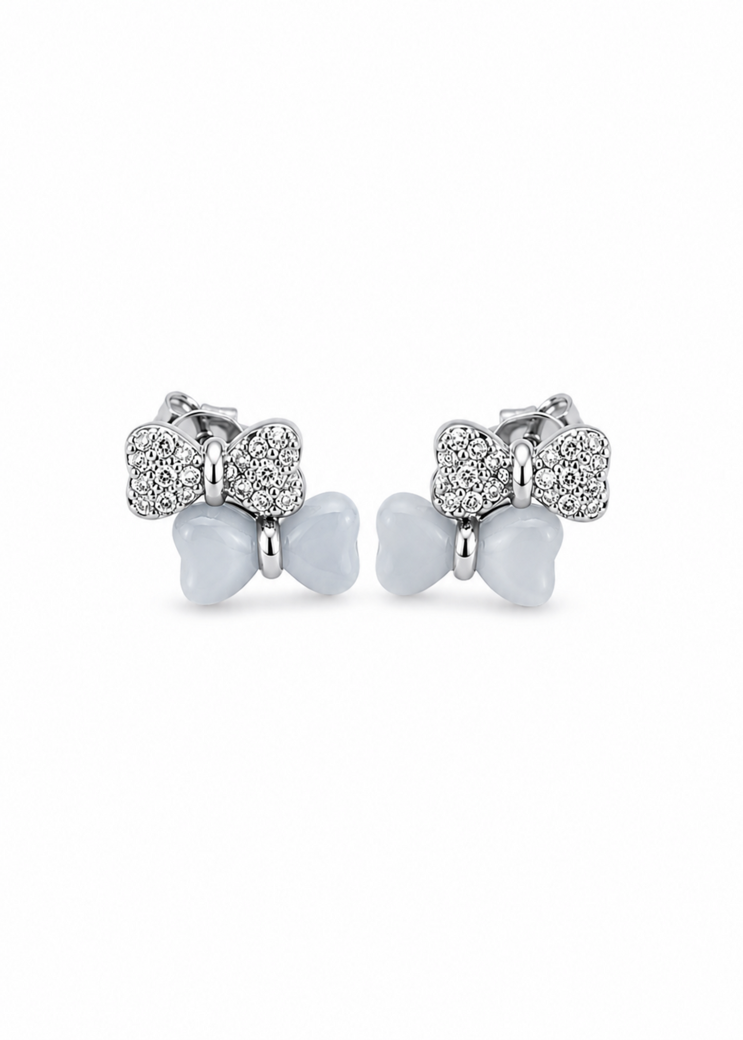 Frosted Bow– 925 Sterling Silver
