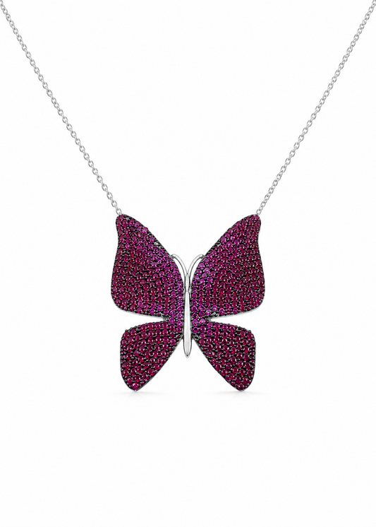 Ruby Flutter – 925 Sterling Silver