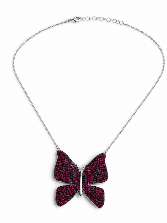 Ruby Flutter – 925 Sterling Silver