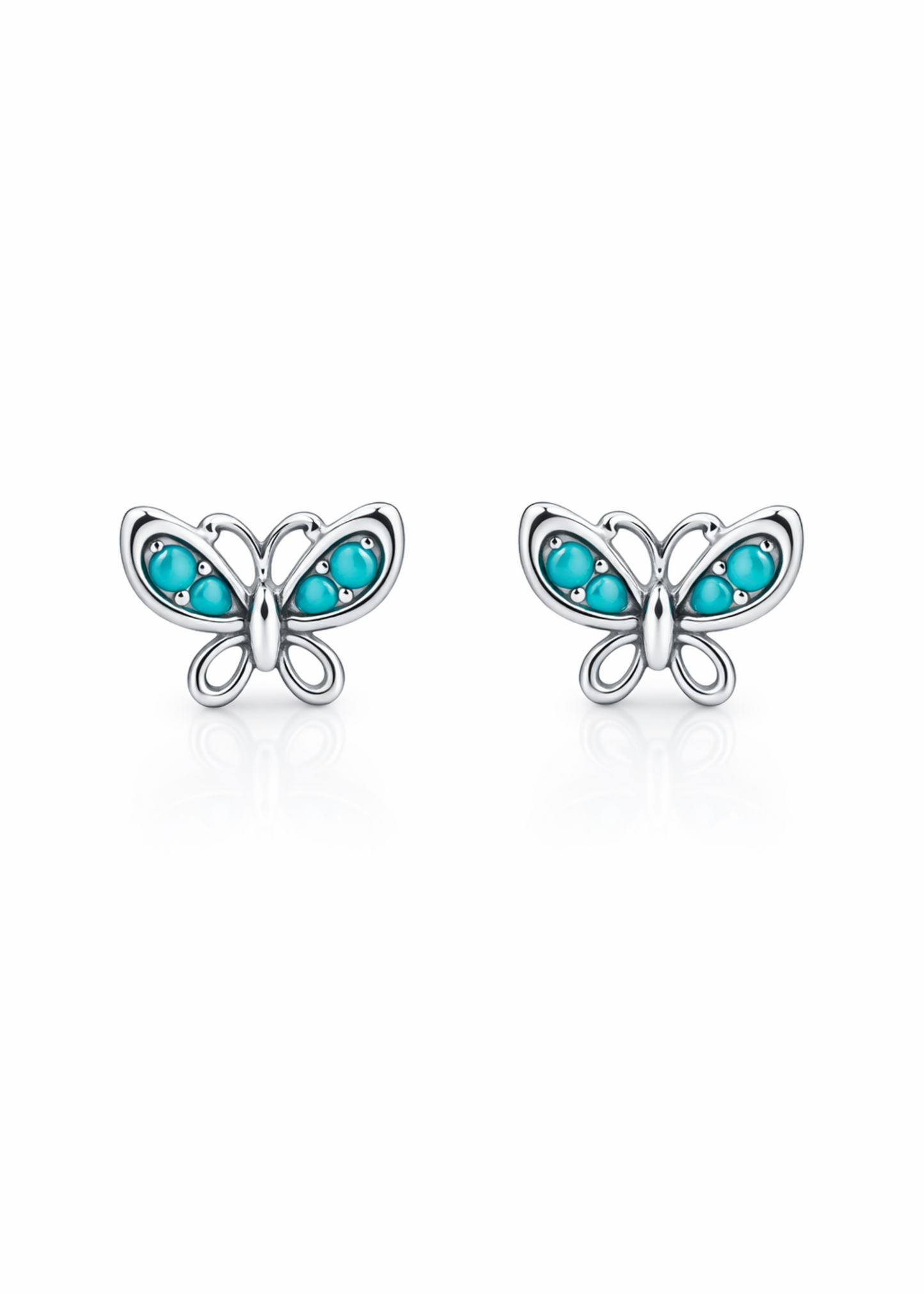 Turquoise Butterfly -925 Sterlıng Sılver