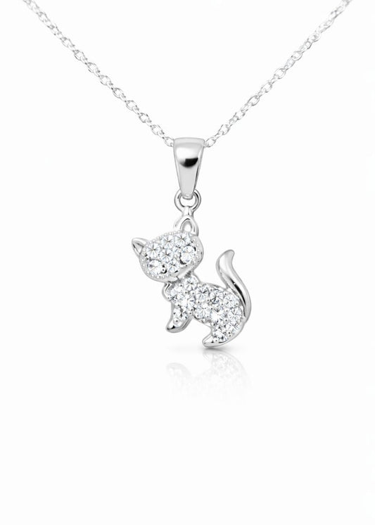 Sparkling Kitten-925 Sterling Silver