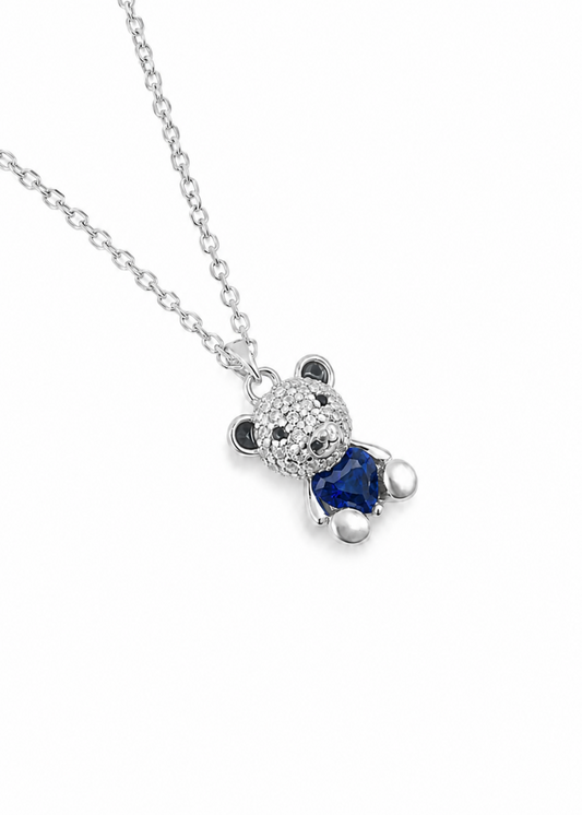 Sapphire Teddy-925 Sterlıng Sılver