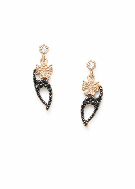 Black Cat Earring-925 Sterling Silver