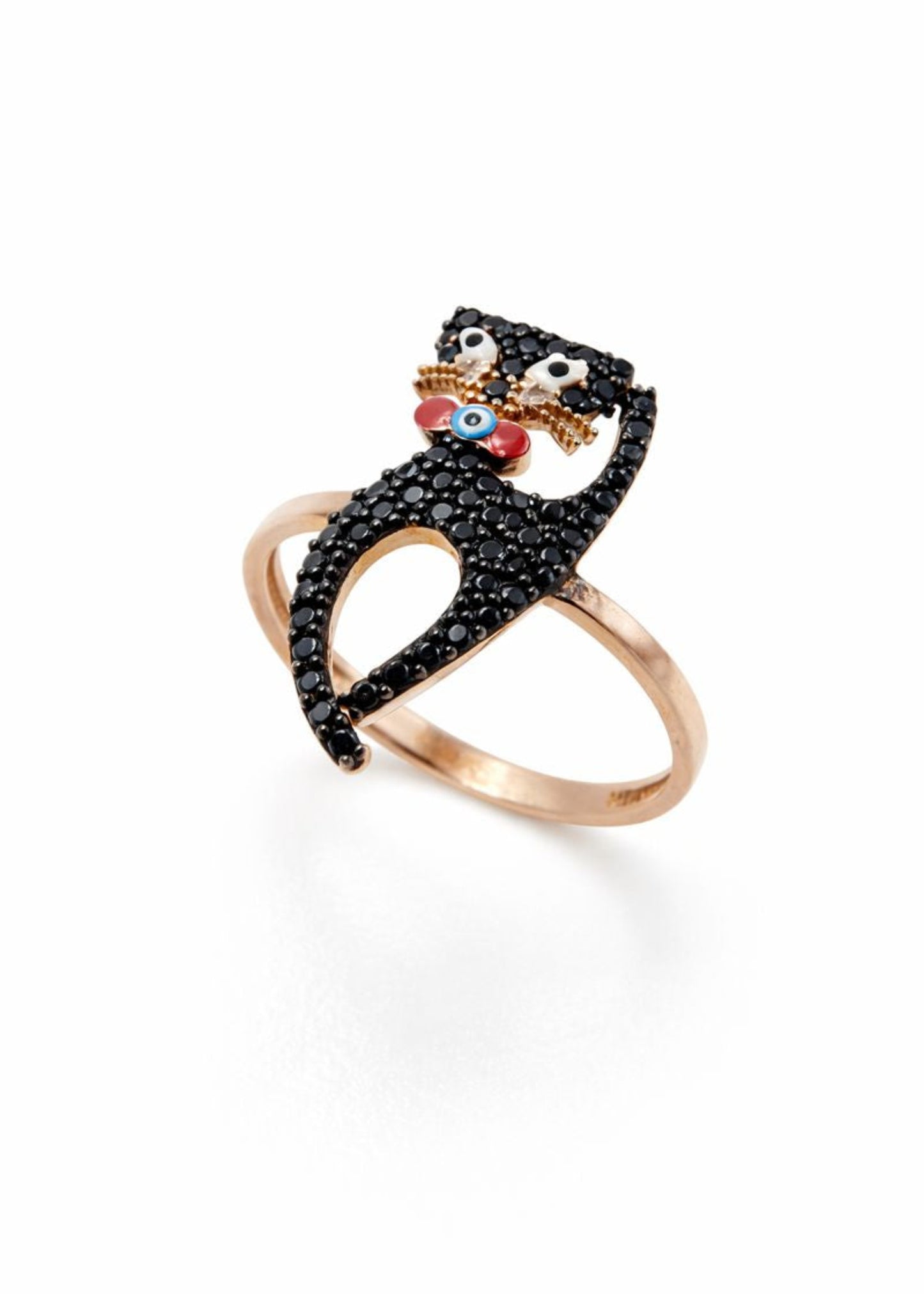 Black Cat Ring-925 Sterling Silver