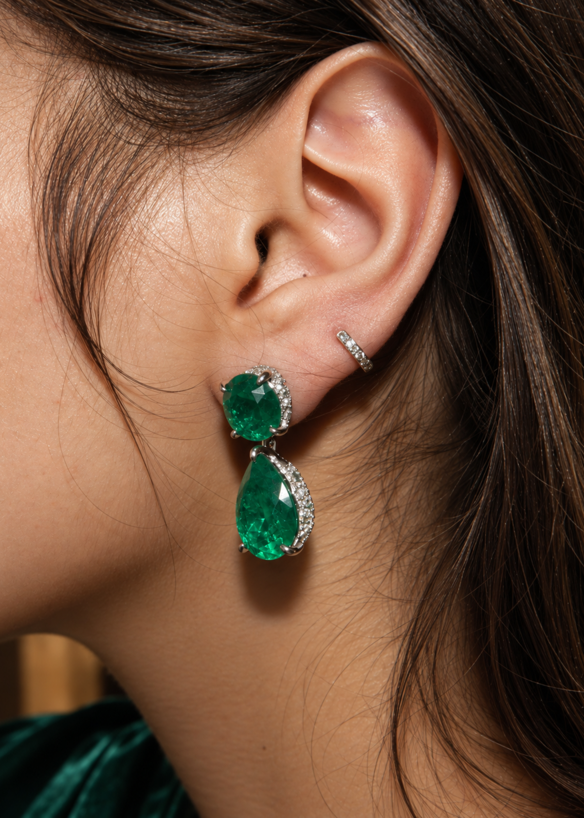 Verdant Teardrop-925 Sterling Silver