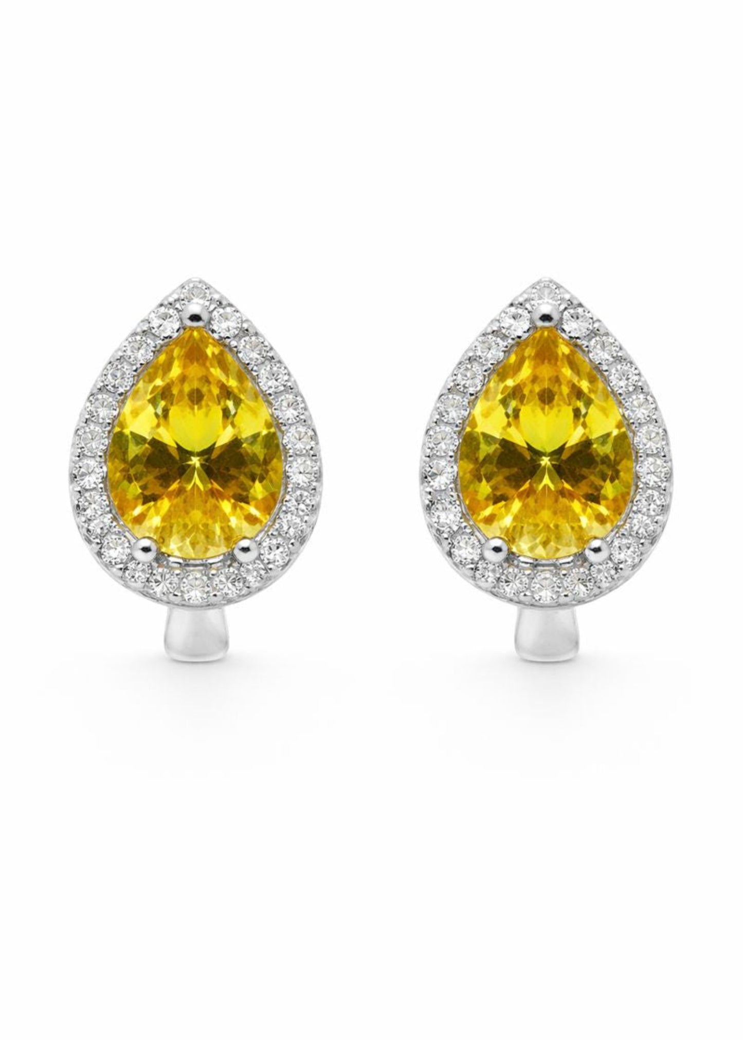 Golden Teardrop-925 Sterling Silver