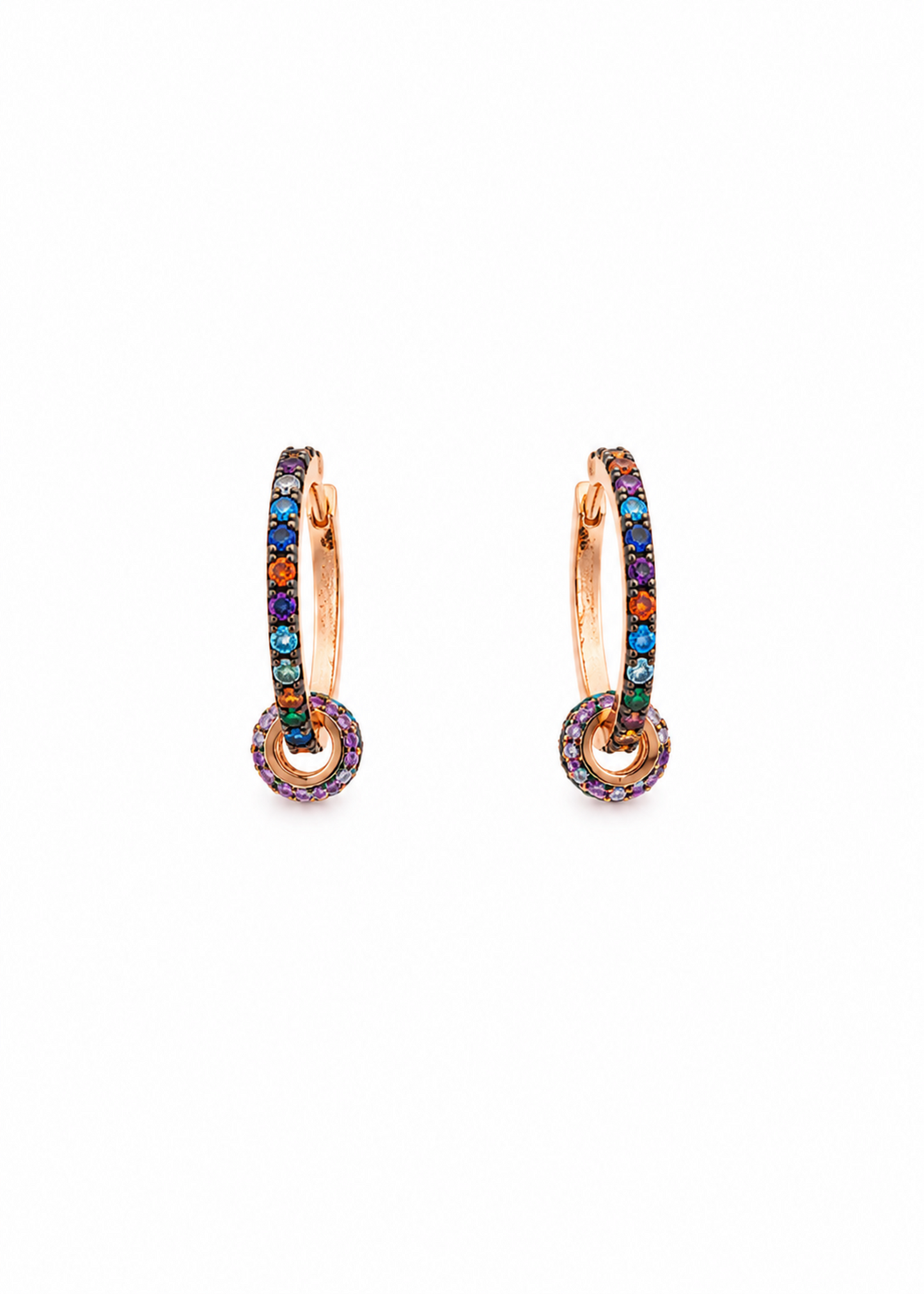 Rainbow Halo-925 Sterling Silver