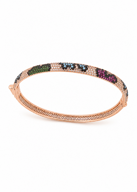 Rainbow Leopard -925 Sterlıng Sılver