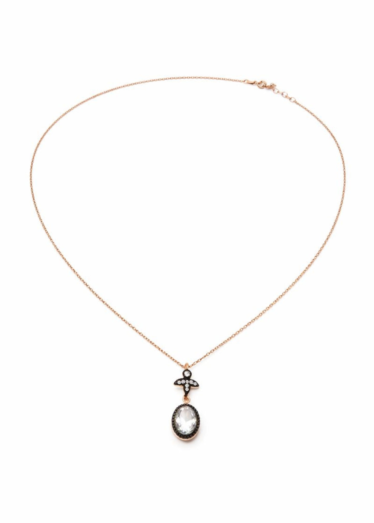 Crystal Drop-925 Sterling Silver