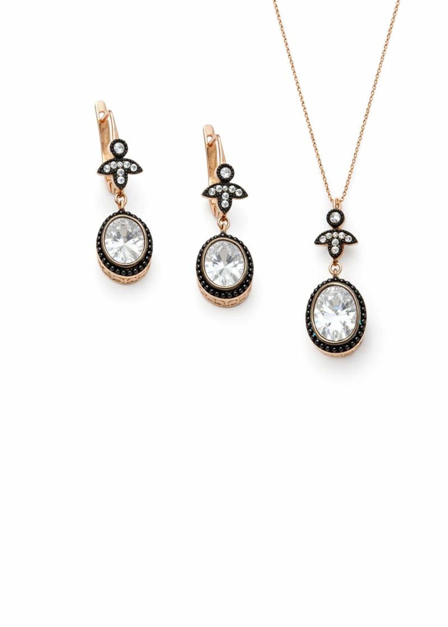 Crystal Drop-925 Sterling Silver