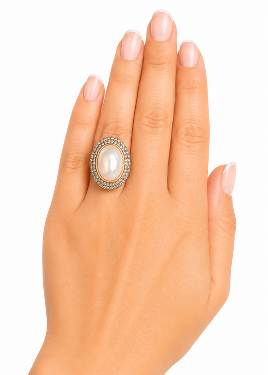 Antique Pearl-925 Sterling Silver