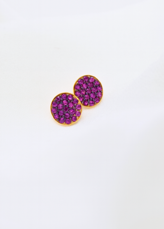 Luna Dot Studs– 925 Sterling Silver