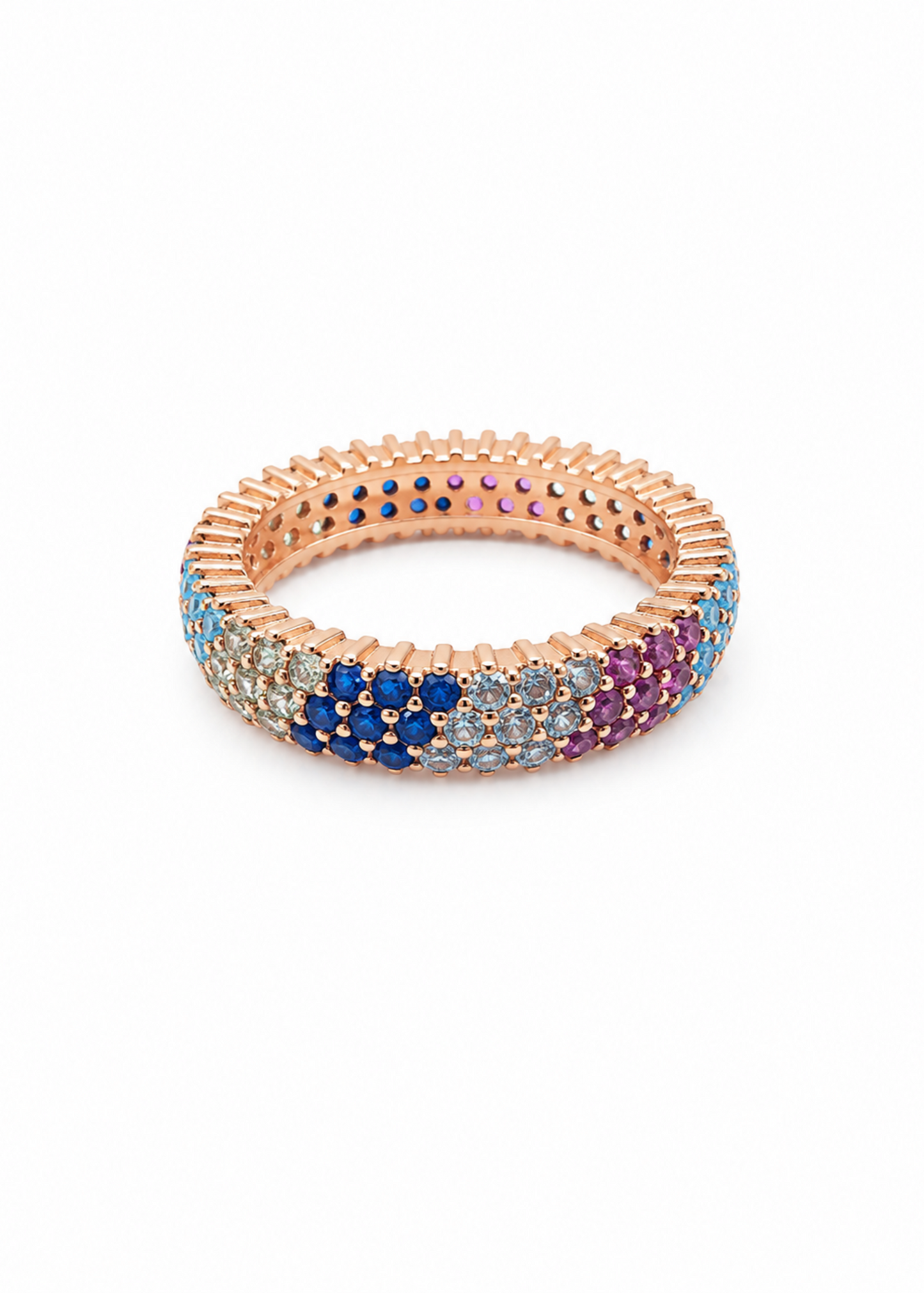 Rainbow Eternity-925 Sterling Silver