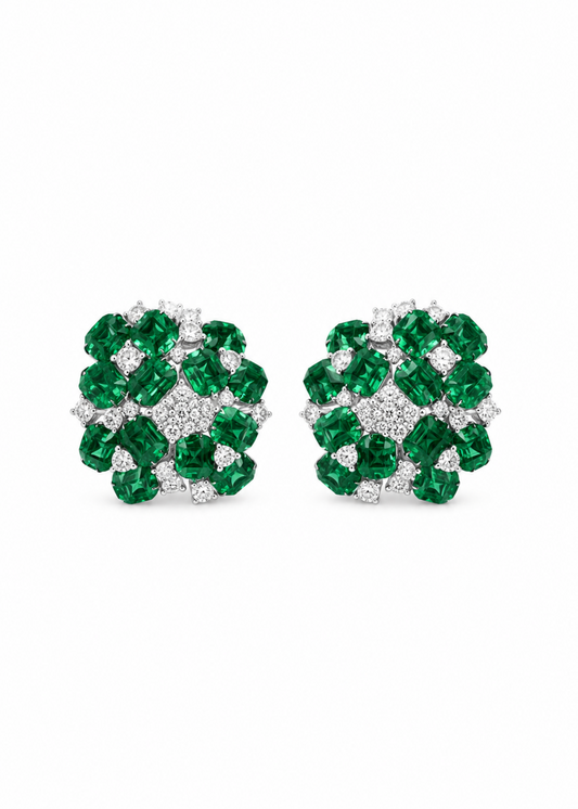 Emerald Blossom– 925 Sterling Silver