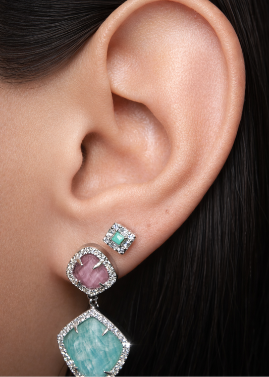 Aurora Dual Gem-925 Sterling Silver