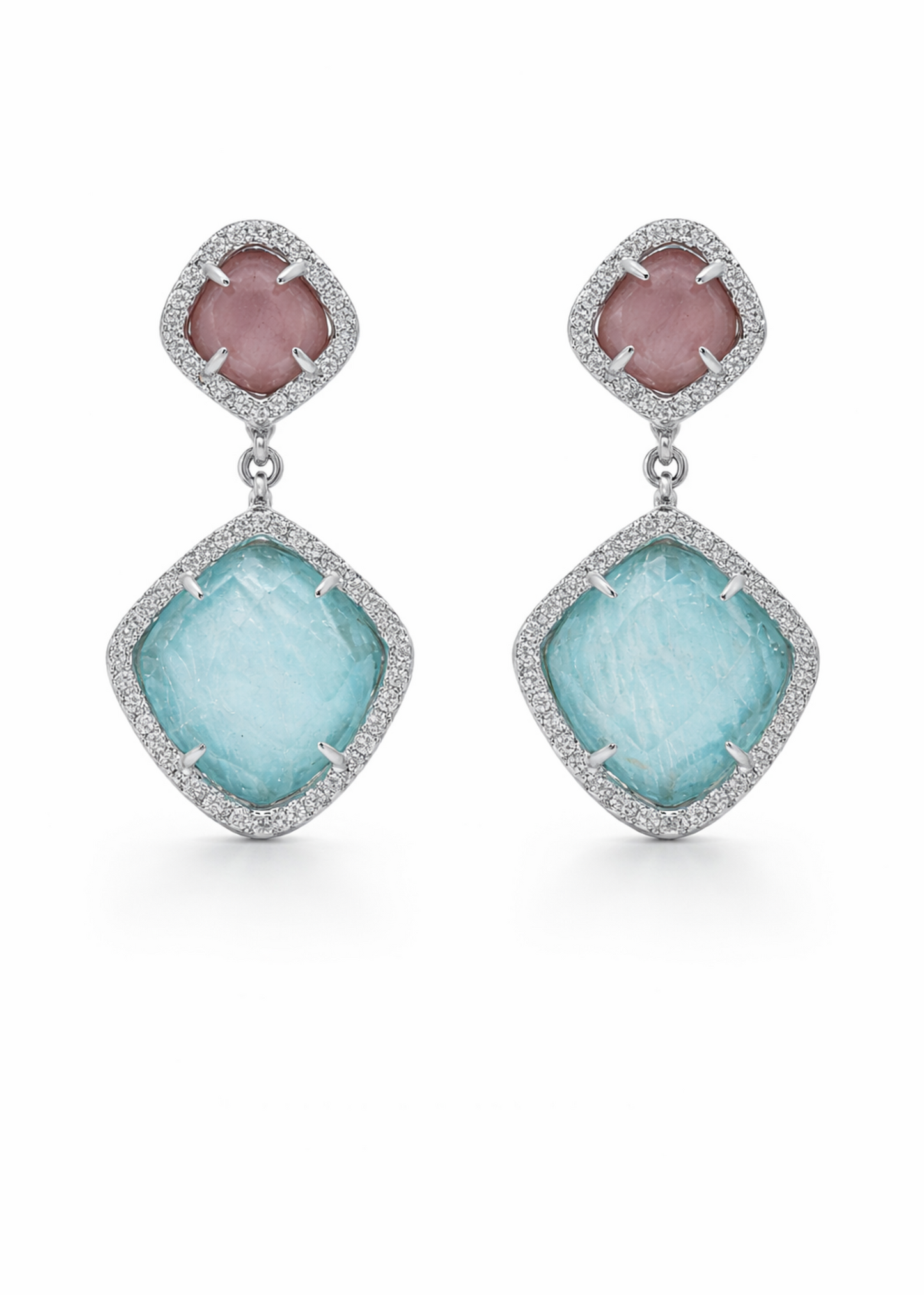 Aurora Dual Gem-925 Sterling Silver