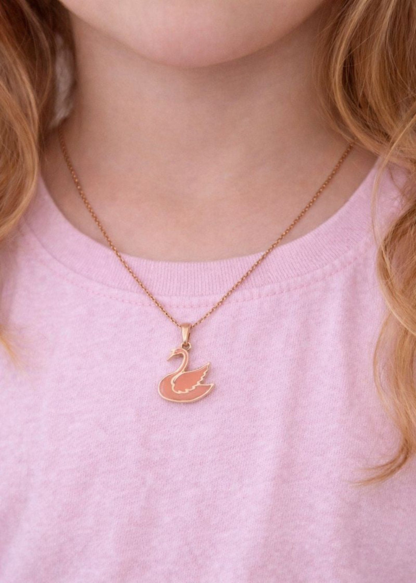 Pink Swan-925 Sterlıng Sılver