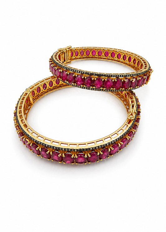 Rubina Victorian-925 Sterlıng Sılver
