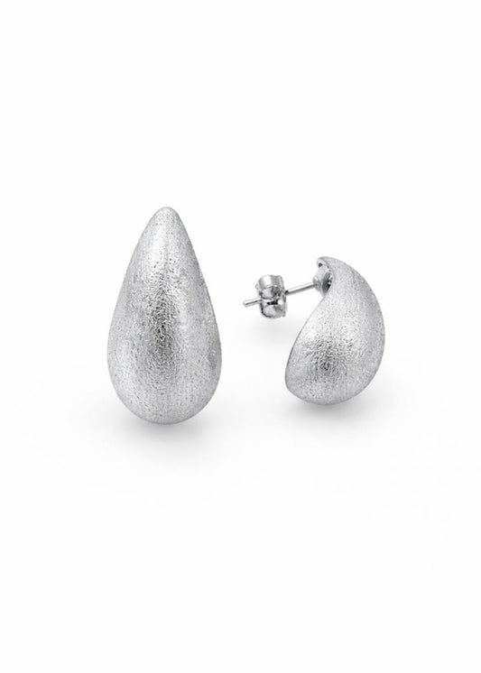 Sculpted Teardrop-925 Sterling Silver
