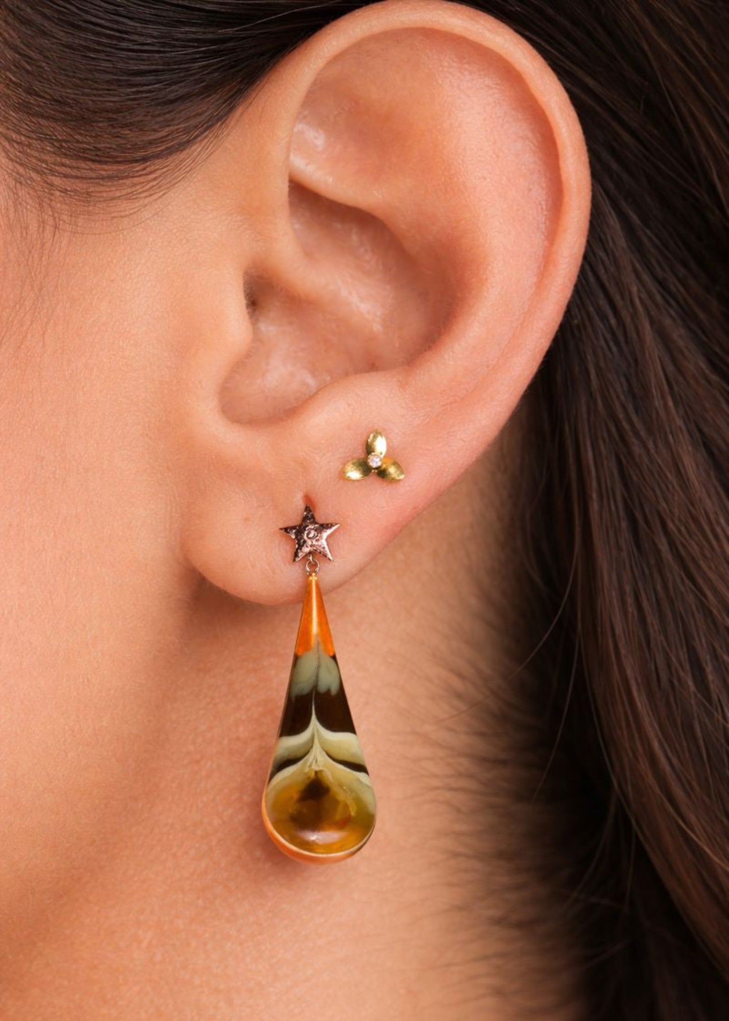 Celeste Drop-925 Sterling Silver