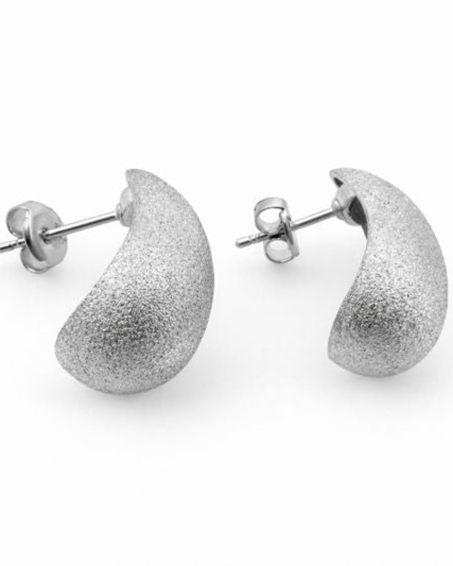 Sculpted Teardrop-925 Sterling Silver