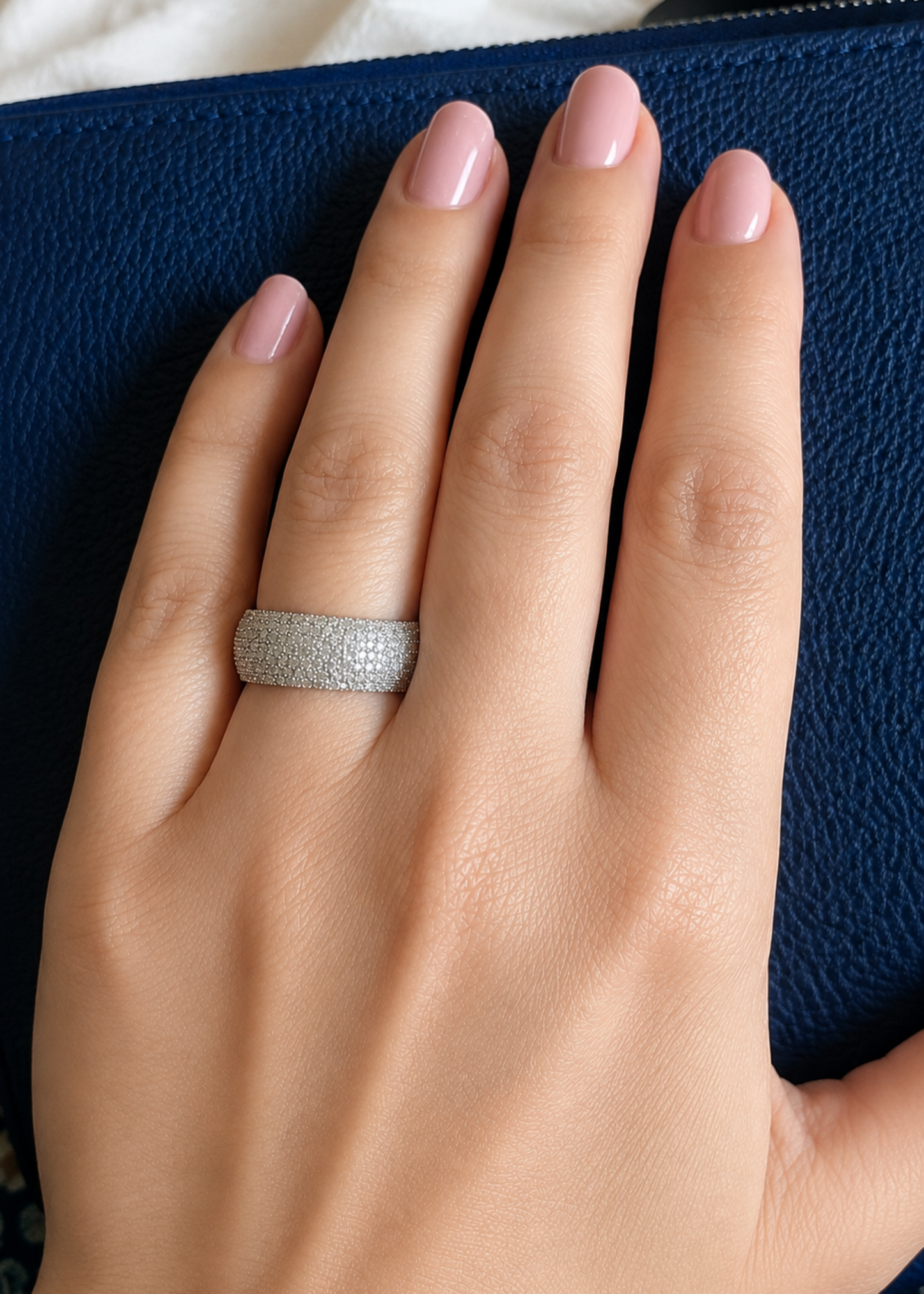 Pavé Band-925 Sterling Silver