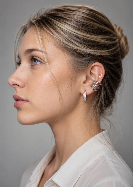 Triple Wave-925 Sterling Silver