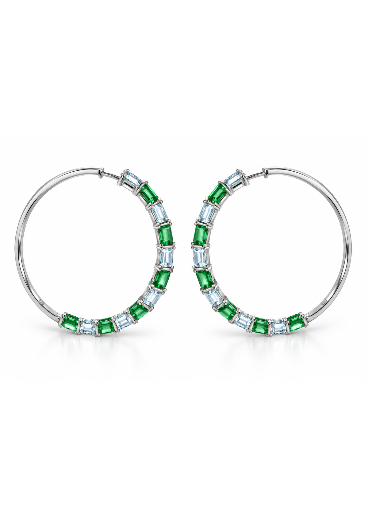 Emerald Arc-925 Sterling Silver