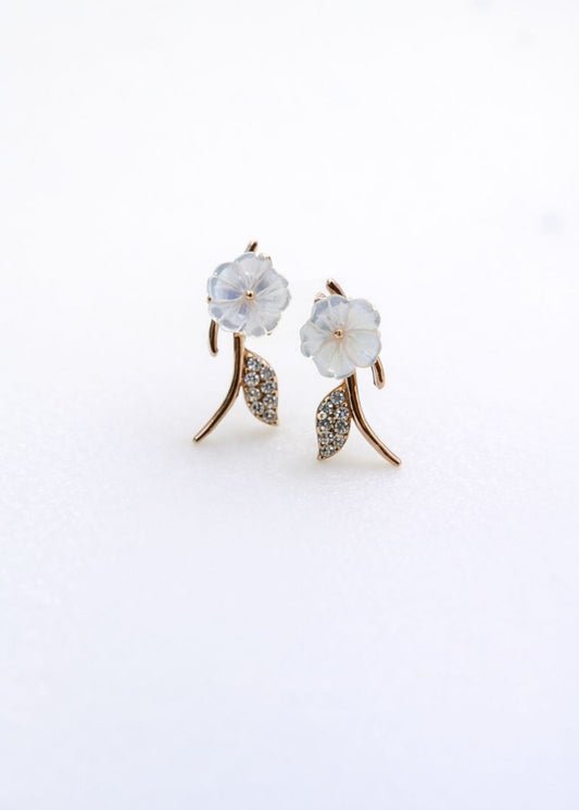 Ivory Petal-925 Sterling Silver