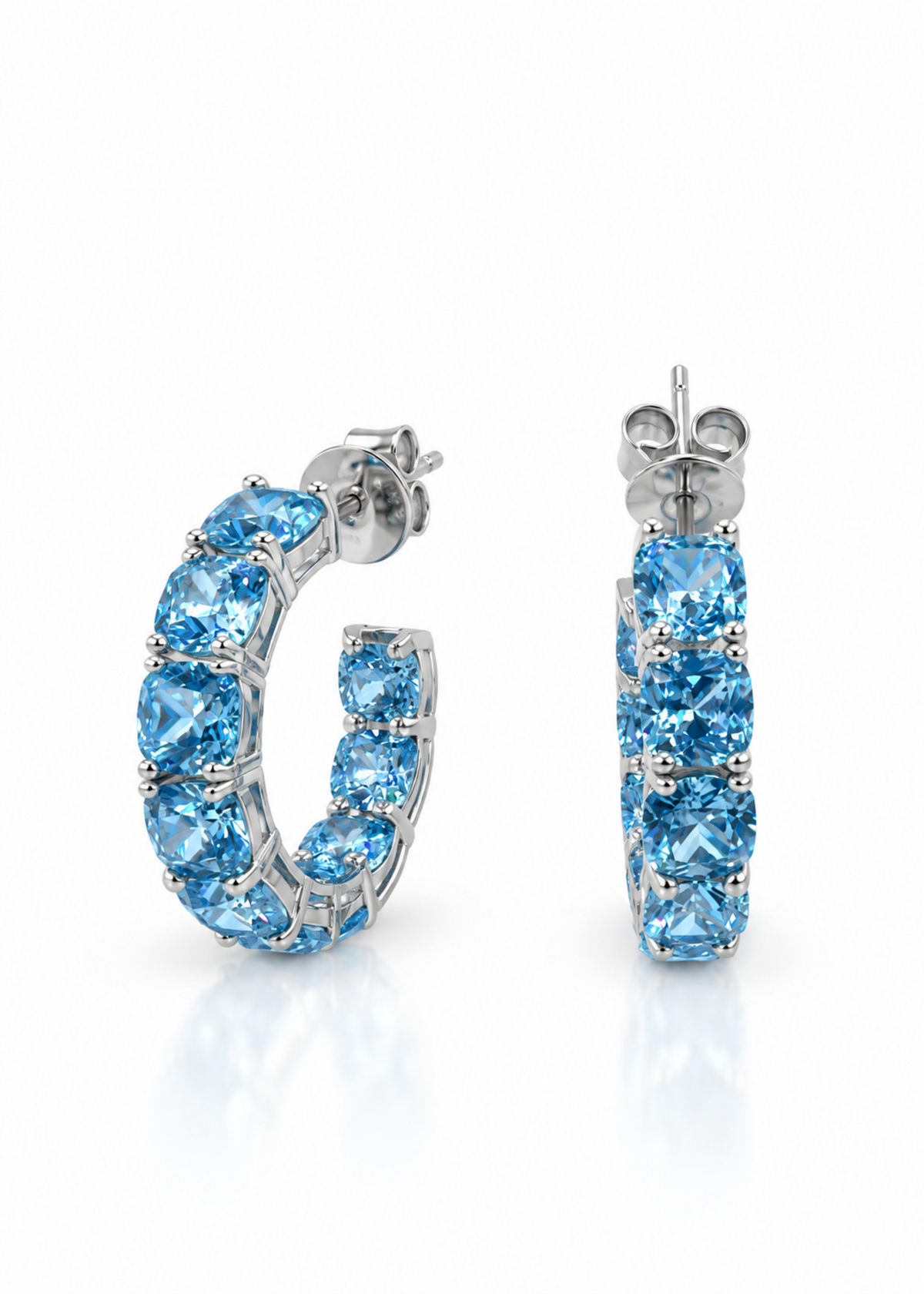 Éclat Hoop-925 Sterling Silver