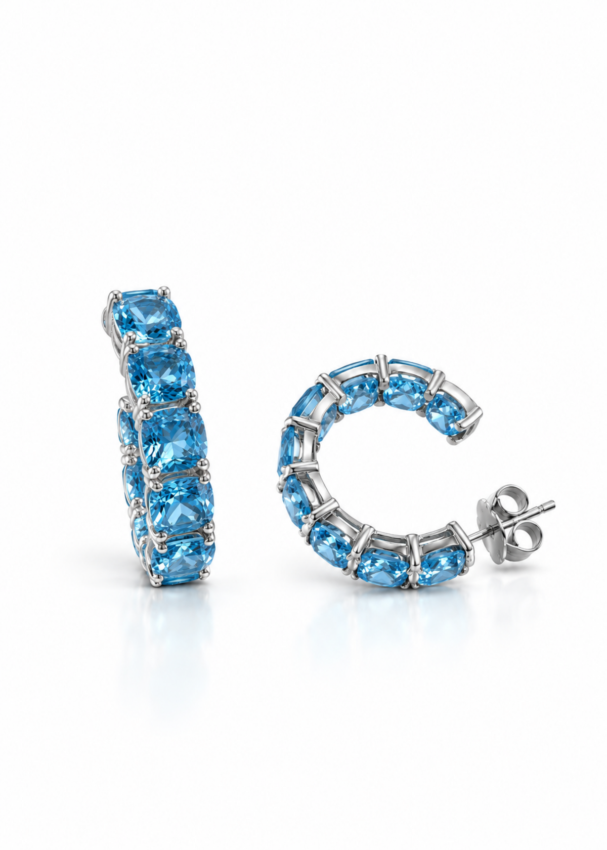 Éclat Hoop-925 Sterling Silver