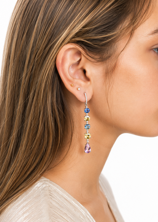 Pastel Cascade-925 Sterling Silver
