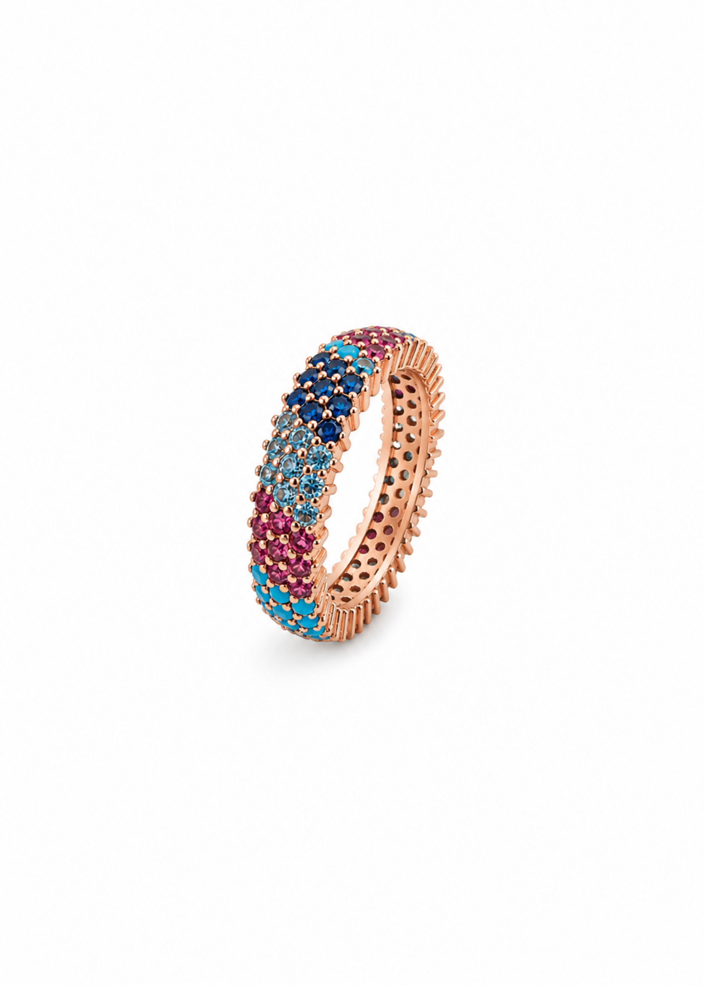 Rainbow Eternity-925 Sterling Silver