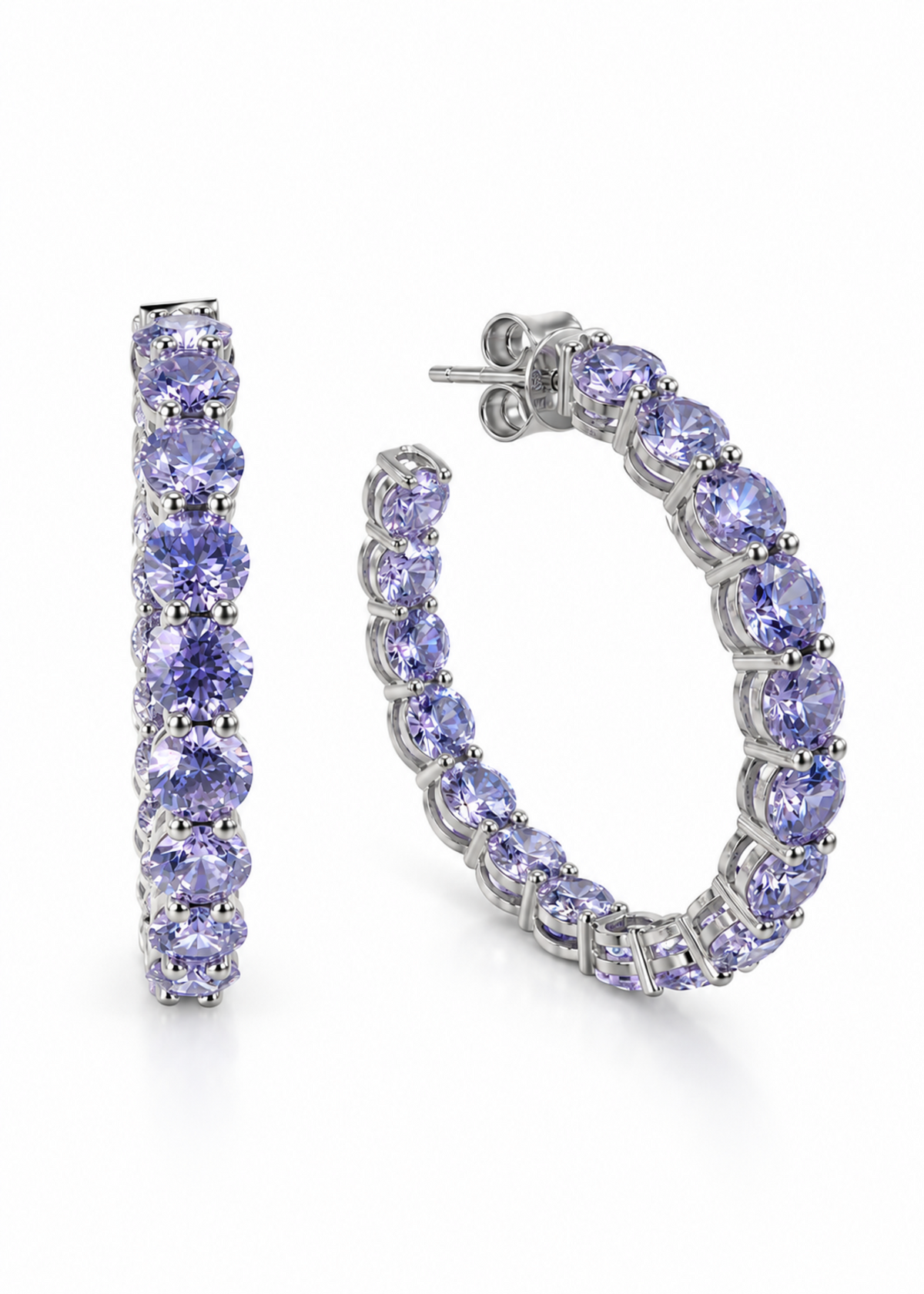 Lumière Hoop-925 Sterling Silver