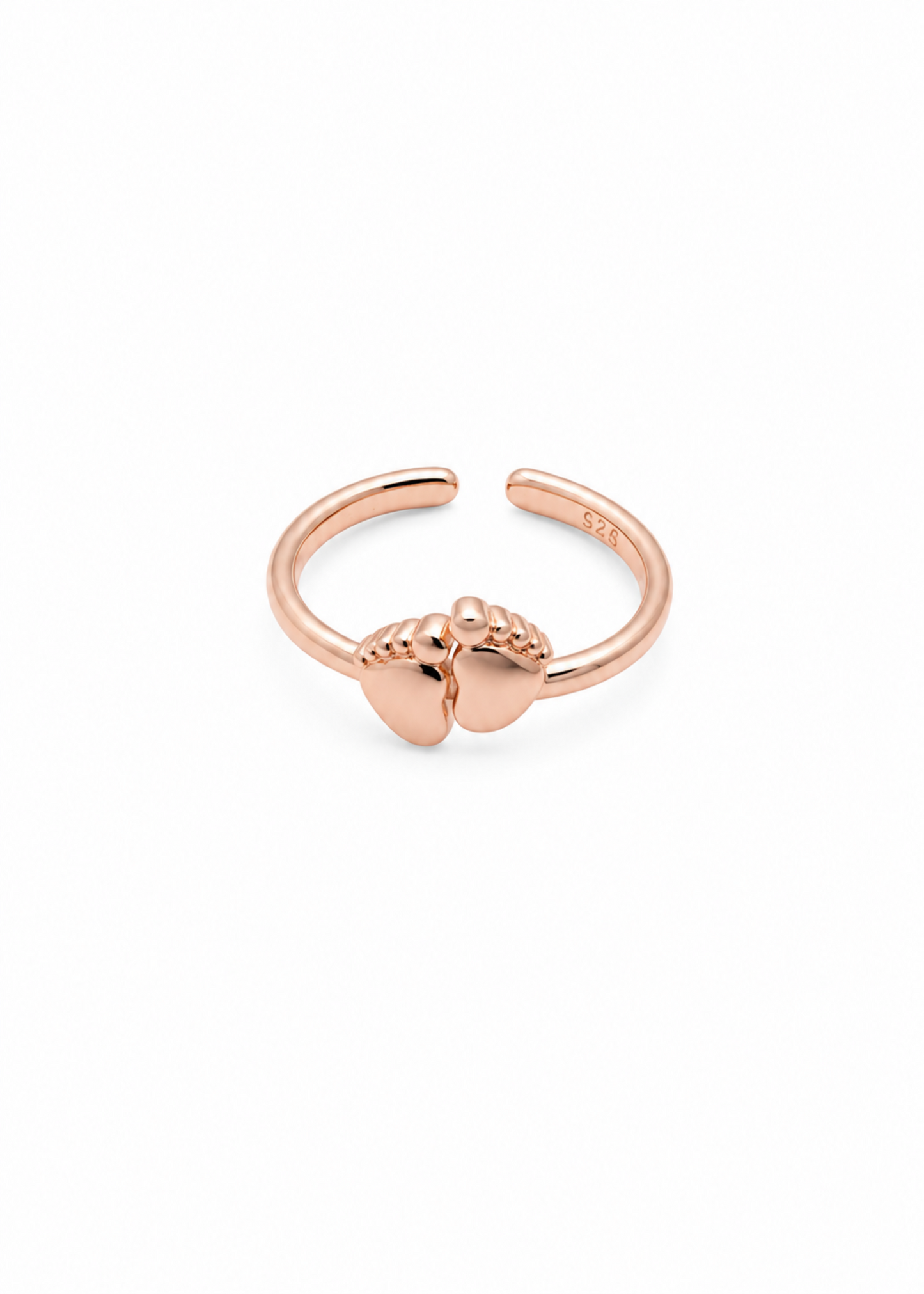 Tiny Footprints -925 Sterling Silver