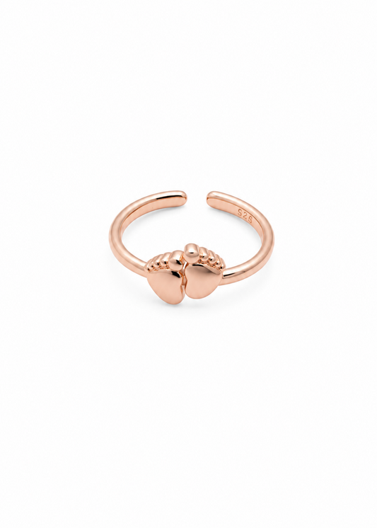 Tiny Footprints -925 Sterling Silver
