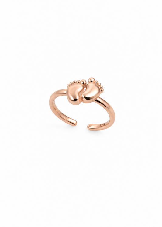 Tiny Footprints -925 Sterling Silver