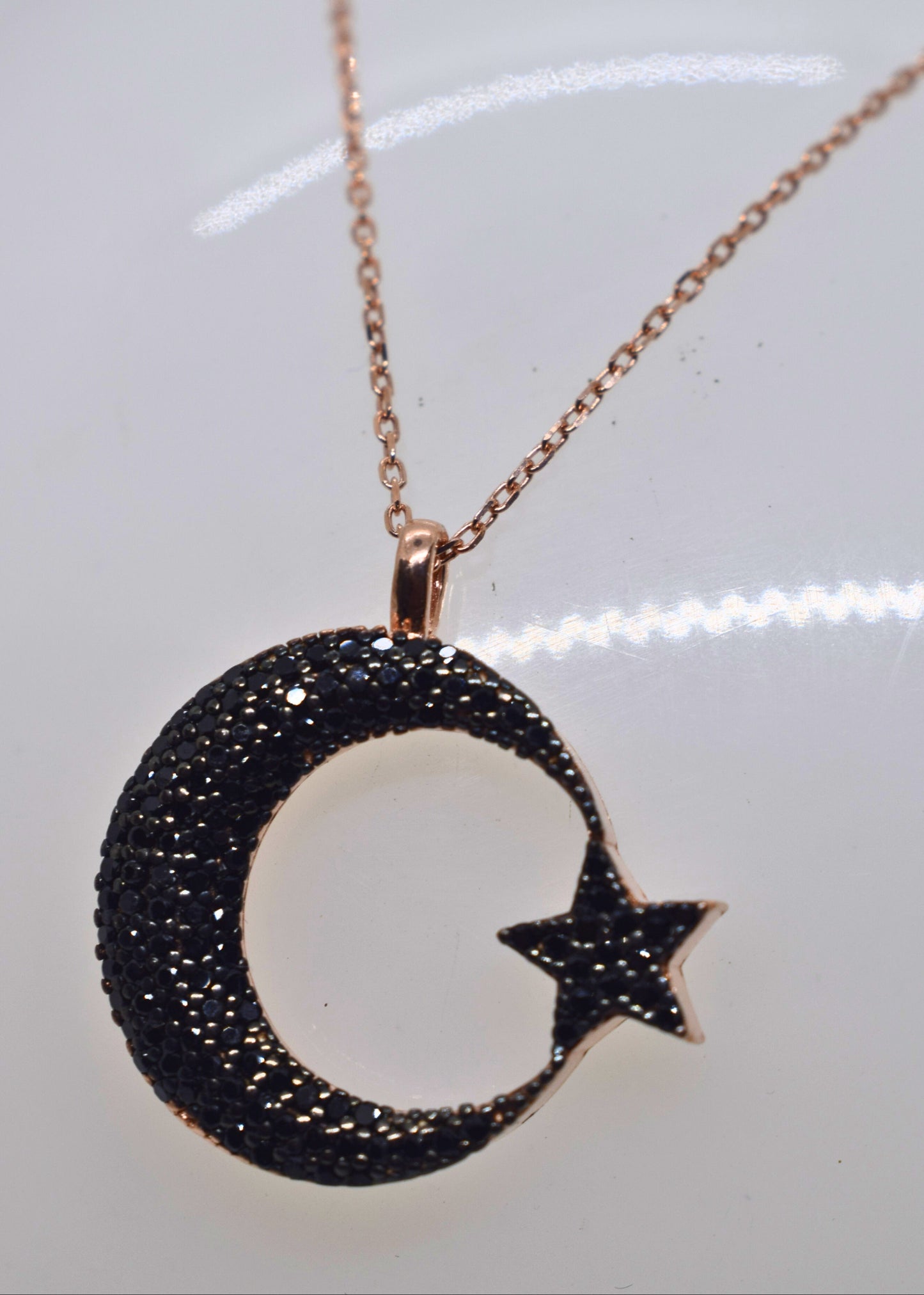 Crescent Glow- 925 sterling silver