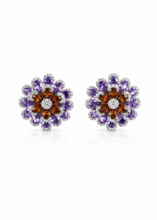 Amethyst Blossom– 925 Sterling Silver